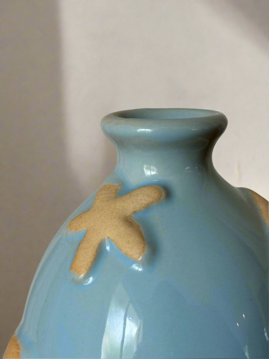 Periwinkle Coastal Bud Vase