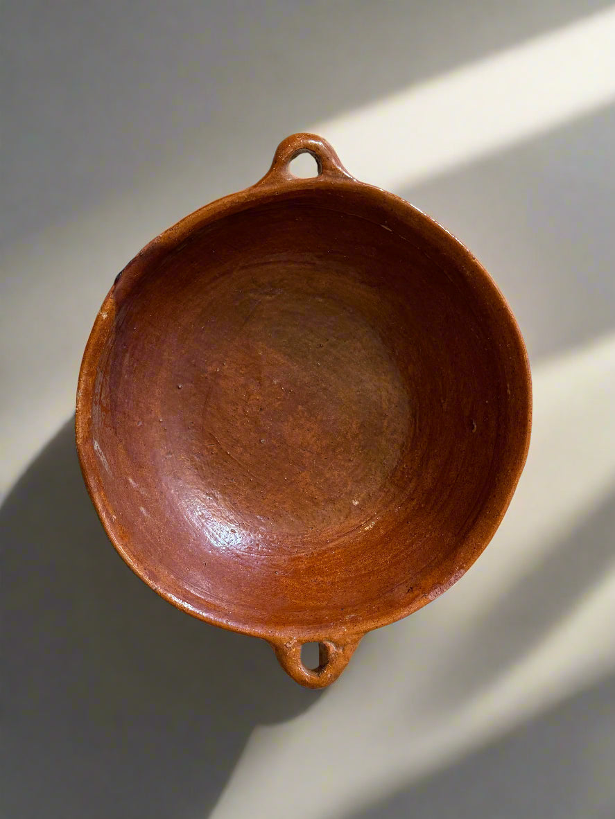Folkart Terracotta Glazed Bowl