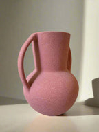 Coral Ceramic Dual-handle Vessel