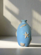 Periwinkle Coastal Bud Vase