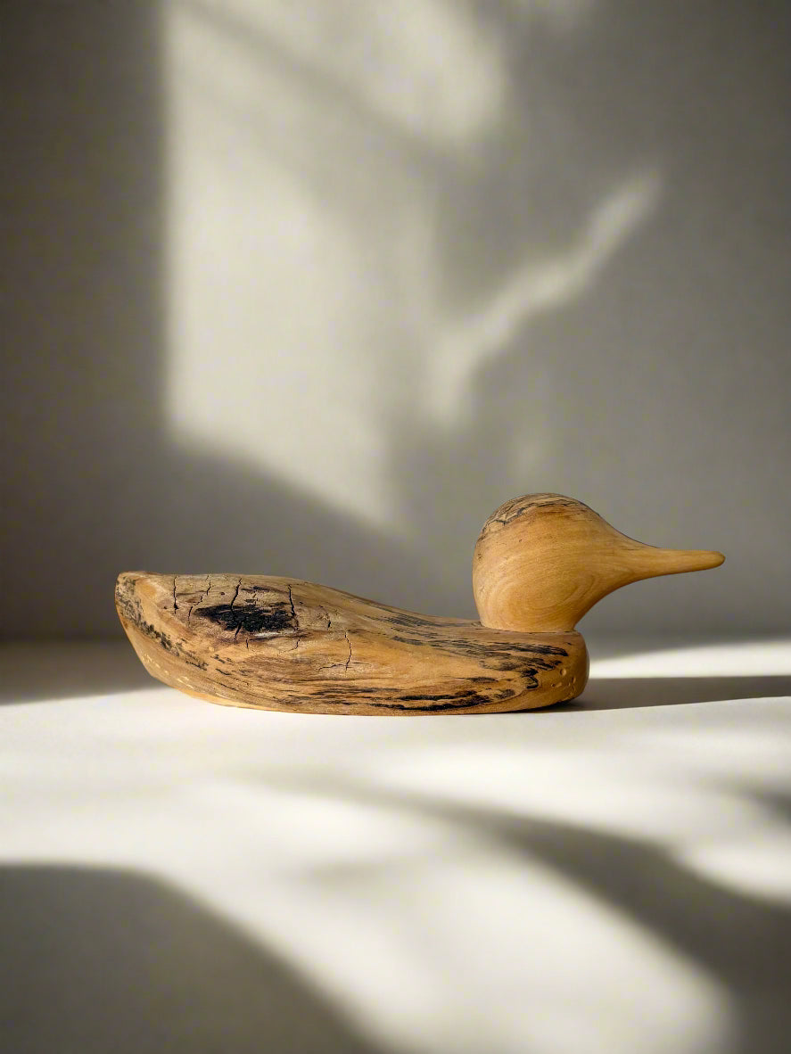 Hand-widdled Wooden Duck