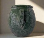 Rustic Green Handmade Vase