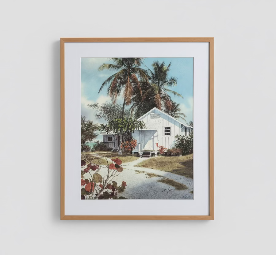 “Pigeon Key” Florida Keys, Phil Capen Signed & Numbered Print