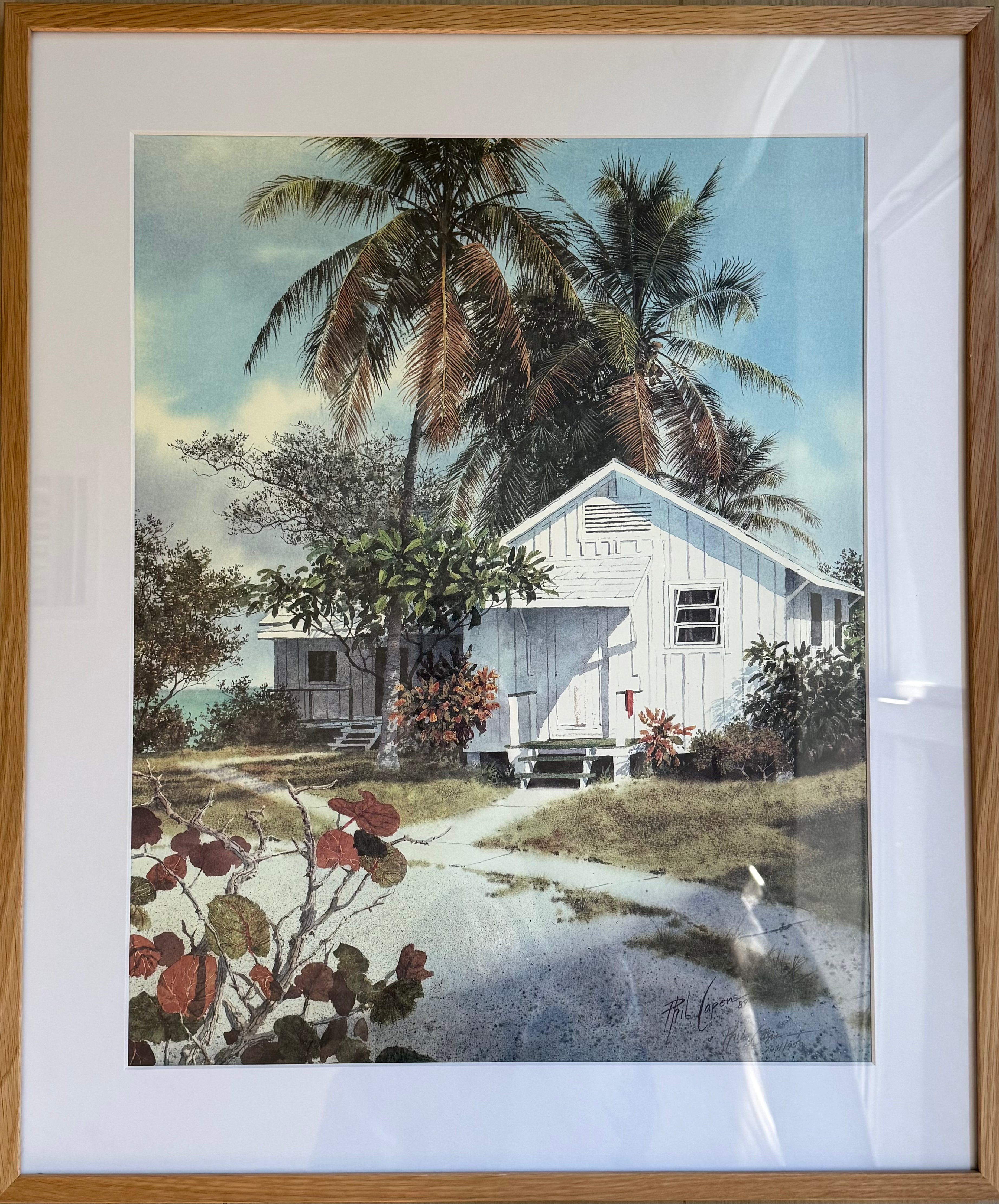 “Pigeon Key” Florida Keys, Phil Capen Signed & Numbered Print