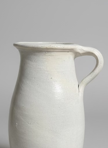 Greige Swirl Studio Floral Pitcher