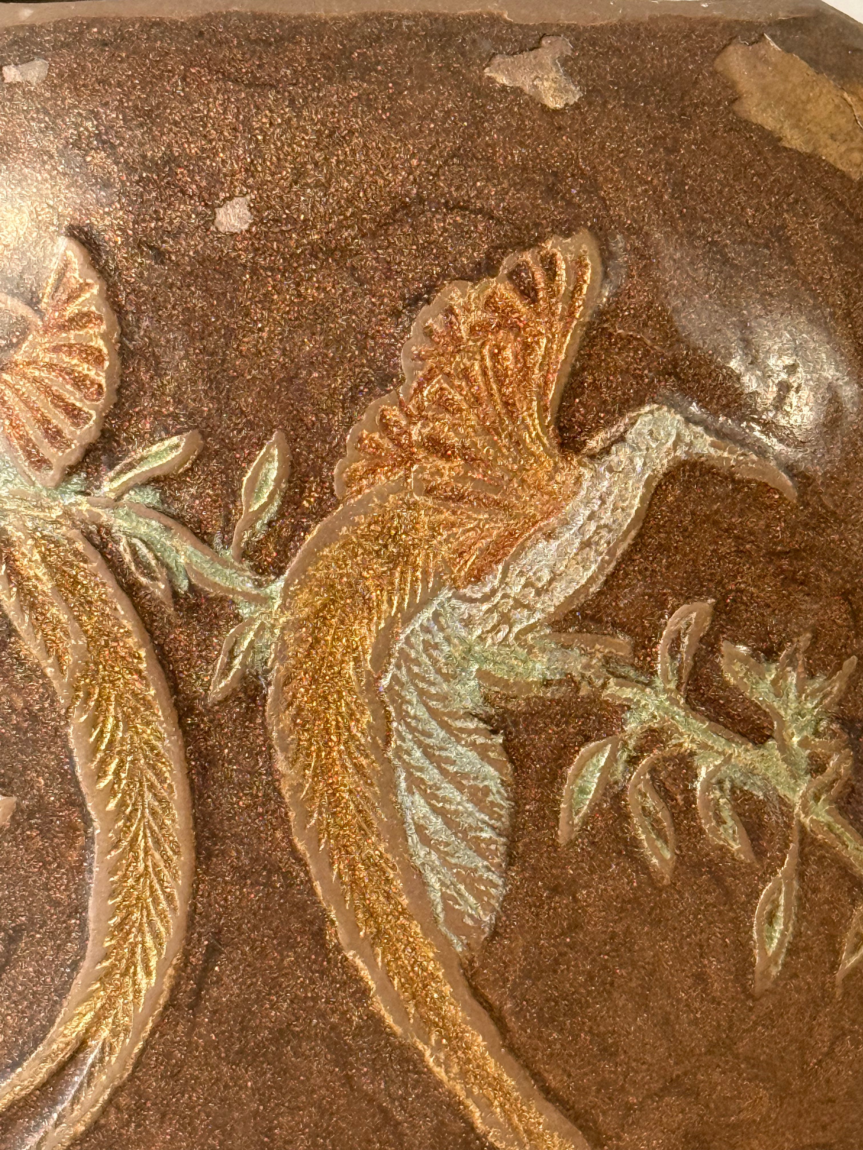 Vintage Brass + Enamel Indian Mini Bud Vase