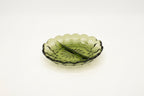 1960s Anchor Hocking Green Dual Compartment Dish