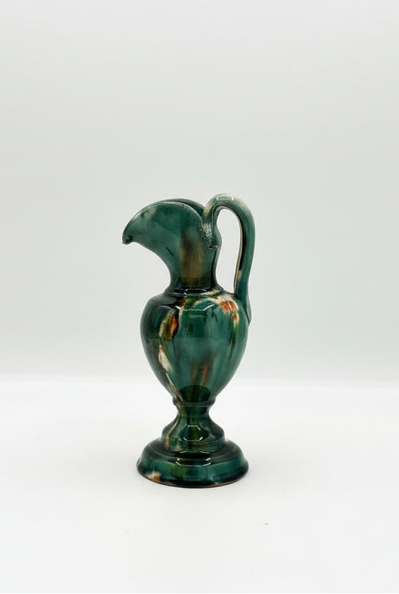 Mexican Majolica Studio Pottery Drip Glaze Mini Vase
